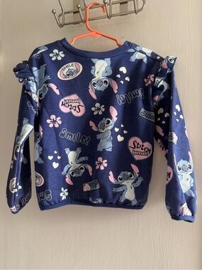 Disney Stitch Graphic Sweatshirt Size 4